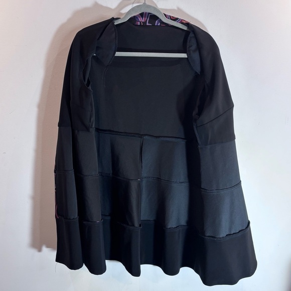 JOSEPH RIBKOFF Sz 16 (estimated) Geometric Patterned Blazer Jacket Sheen - Picture 6 of 7